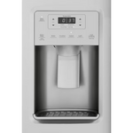 GE 25.1-cu ft Standard-Depth 36-in Side-by-Side Refrigerator with Ice Maker + Water and Ice Dispenser (Fingerprint Resistant Stainless Steel), GSS25IYNFS *JR2512, Retail: $2,199.00, FINAL PRICE: $999.99 + TAX