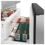 GE CAFE Counter-Depth Hot Water Dispenser 22.2-cu ft Smart French Door Refrigerator with Ice Maker - Water and Ice Dispenser (Stainless Steel) ENERGY STAR