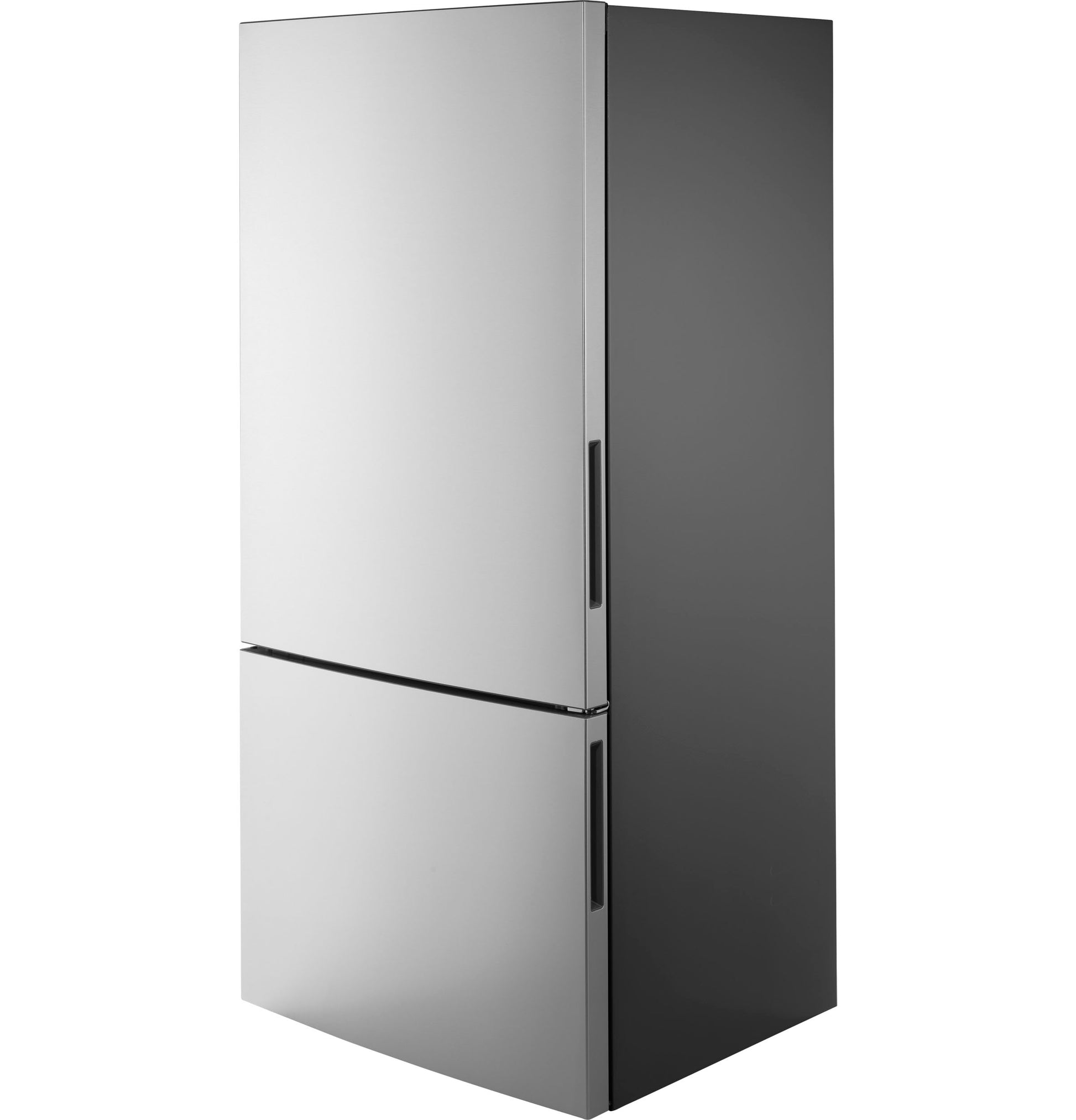 GE 17.7-cu ft Counter-Depth 31-in Wide Bottom-Freezer Refrigerator Fingerprint Resistant Stainless Steel ) ENERGY STAR Certified