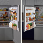GE 17.7-cu ft Counter-Depth 31-in Wide Bottom-Freezer Refrigerator Fingerprint Resistant Stainless Steel ) ENERGY STAR Certified