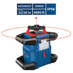 Bosch 4000-ft Red 360-Degree Self-Leveling Rotary Laser Level, GRL4000-80CHV, FINAL PRICE: $1,199.99
