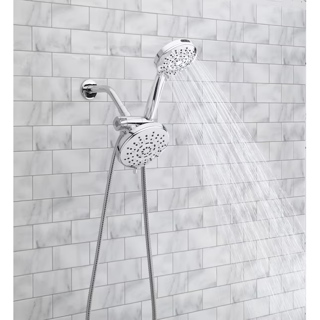 Alpine Reserve Nevis 6.0-Spray Chrome 5-in Round Shower Head with Handheld Combo 1.8 GPM, 3074-02618-ARCH *JR2511, Retail: $54.98, FINAL PRICE: $29.99 + TAX