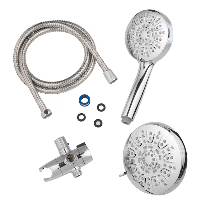 Alpine Reserve Nevis 6.0-Spray Chrome 5-in Round Shower Head with Handheld Combo 1.8 GPM, 3074-02618-ARCH *JR2511, Retail: $54.98, FINAL PRICE: $29.99 + TAX