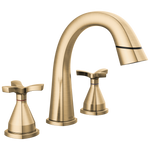 Delta Stryke Two Handle Widespread Pull Down Bathroom Faucet in Lumicoat Champagne Bronze, 357756-CZPD-PR-DST, MRSP: $819, FINAL PRICE: $ + TAX