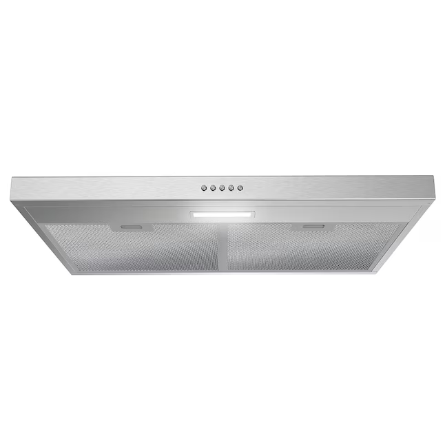 Streamline 30-in Ducted 80-CFM Brushed Stainless Steel Under Cabinet Range Hood with Charcoal Filter, T-3205-1-DT *JR2511, Retail: $134.00, FINAL PRICE: $79.99 + TAX