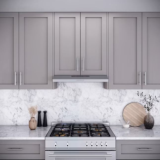 Streamline 30-in Ducted 80-CFM Brushed Stainless Steel Under Cabinet Range Hood with Charcoal Filter, T-3205-1-DT *JR2511, Retail: $134.00, FINAL PRICE: $79.99 + TAX