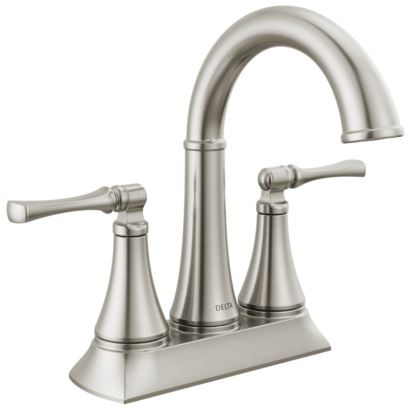 Delta Archdale Two Handle Centerset Bathroom Faucet in Spotshield Brushed Nickel, 25798LF-SP, MRSP: $211.95, FINAL PRICE: $ + TAX
