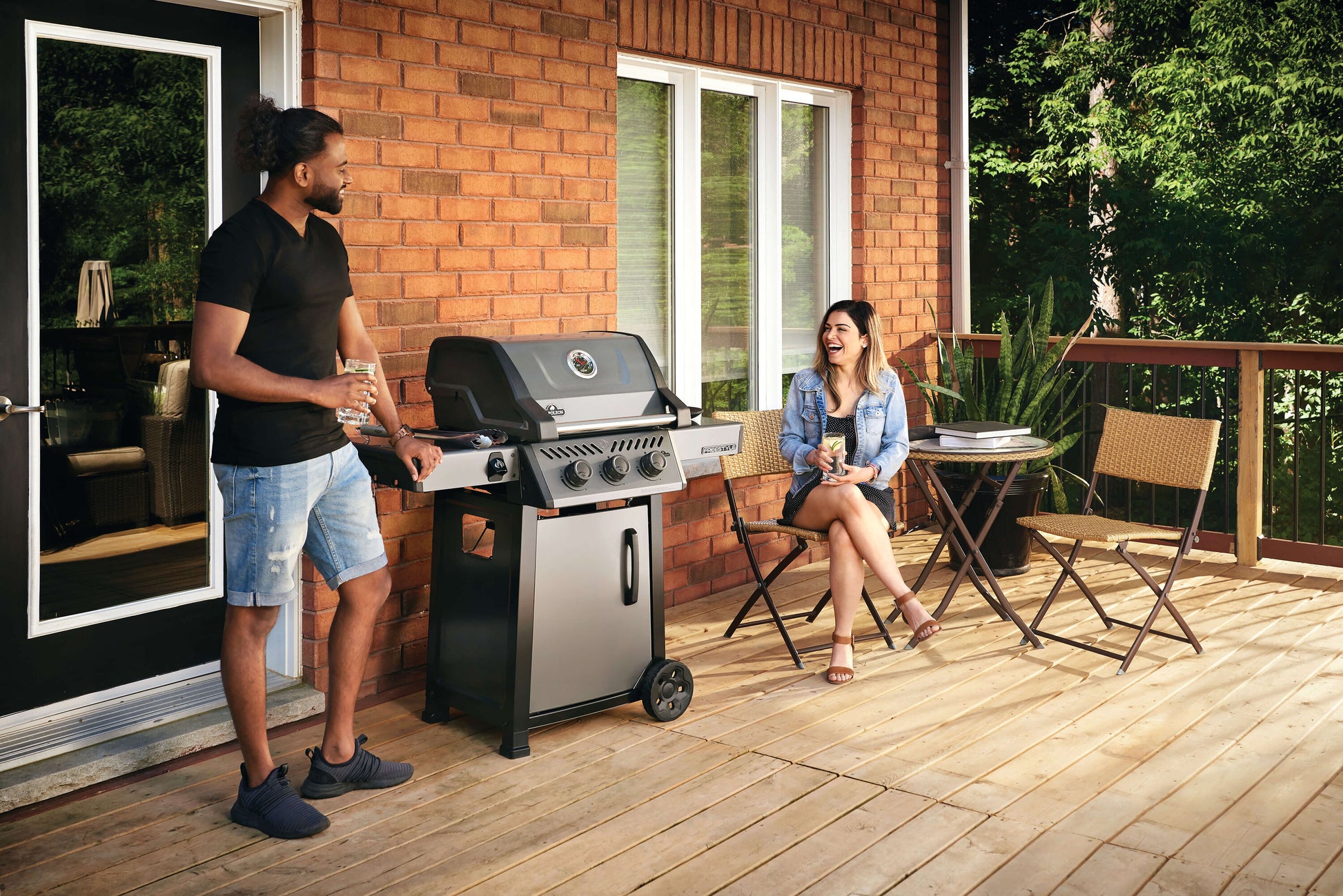 NAPOLEON Freestyle 365 Graphite Grey 3 -Burner Infrared Natural Gas Grill, F365DNGT, FINAL PRICE: