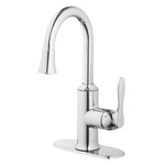 Alpine Reserve Brookes Chrome 4-in centerset 1-handle WaterSense High-arc Residential Handle Bathroom