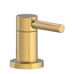 Alpine Reserve Harlow Brushed Gold Widespread 2-handle WaterSense Mid-arc Residential Handle Bathroom Sink Faucet with Drain