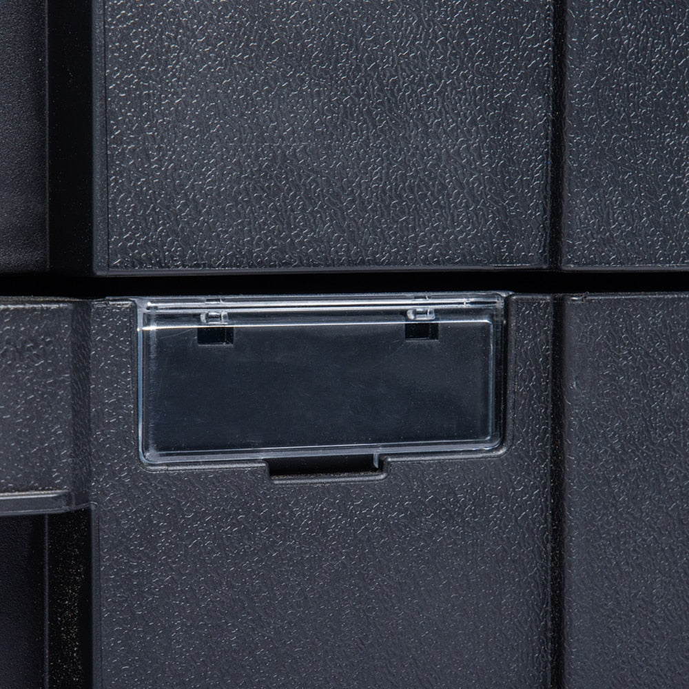 Kobalt CASESTACK 14.16-in W x 21-in H x 13.5-in D 2 -Drawer Black Plastic Tool Box [FBM-101]