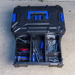 Kobalt CASESTACK 14.16-in W x 21-in H x 13.5-in D 2 -Drawer Black Plastic Tool Box