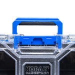 Kobalt CASESTACK 10.14-in W x 13.4-in H x 5-in D Black Plastic Tool Box
