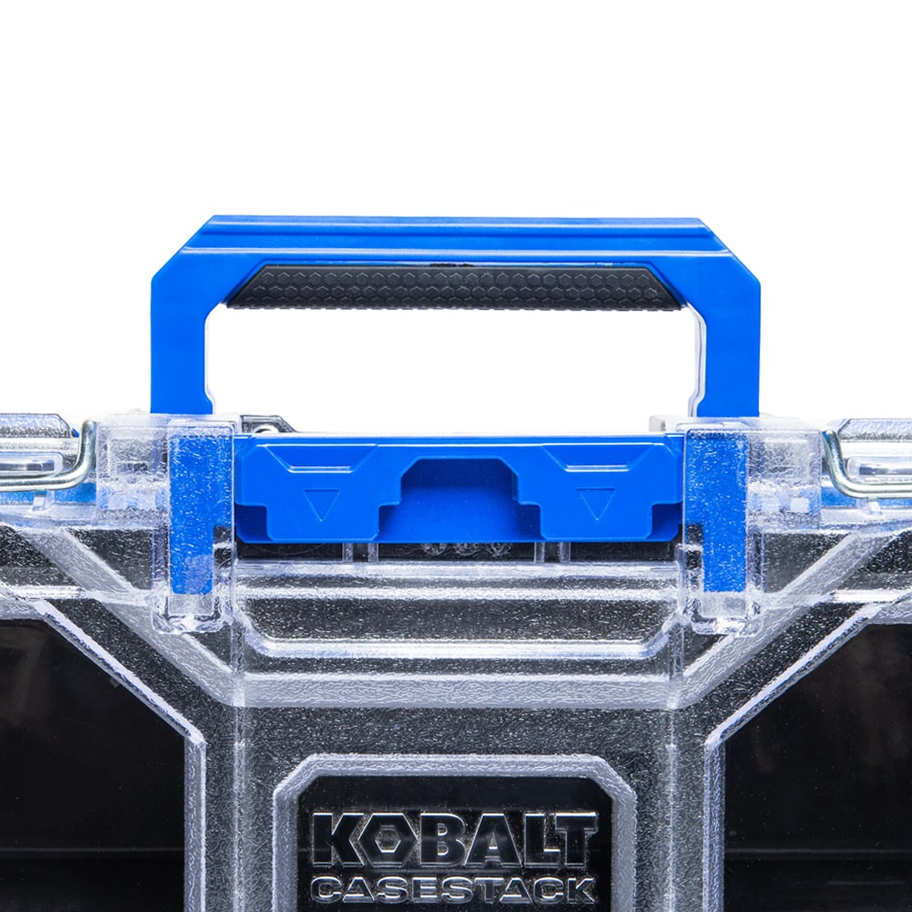 Kobalt CASESTACK 10.14-in W x 13.4-in H x 5-in D Black Plastic Tool Box [FBM-091]