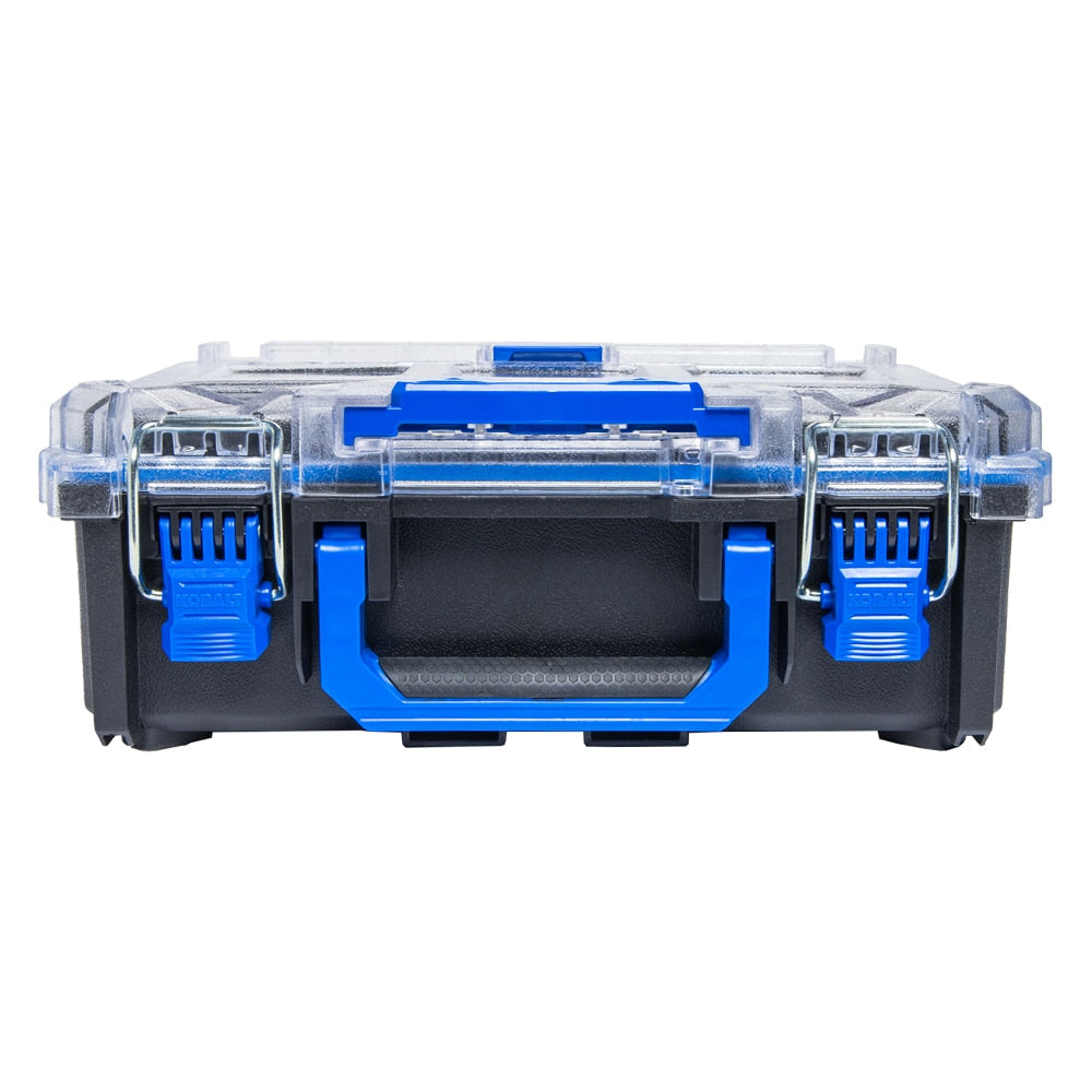 Kobalt CASESTACK 10.14-in W x 13.4-in H x 5-in D Black Plastic Tool Box [FBM-091]