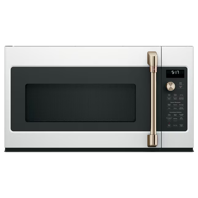 GE Cafe 1.7-cu Air Fry 29.9-in Over-the-Range Convection Microwave with Sensor Cooking (Matte White), CVM517P4RW2 *HD2505, Retail: $1,159.00, FINAL PRICE: $699.99 + TAX