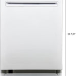 Kenmore 24-in Top Control Built-in Dishwasher ( White ) With Third Rack, 49-Decibel