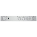 GE 24-in Glass Top 4 burners 2.9-cu ft Freestanding Electric Range ( Stainless Steel