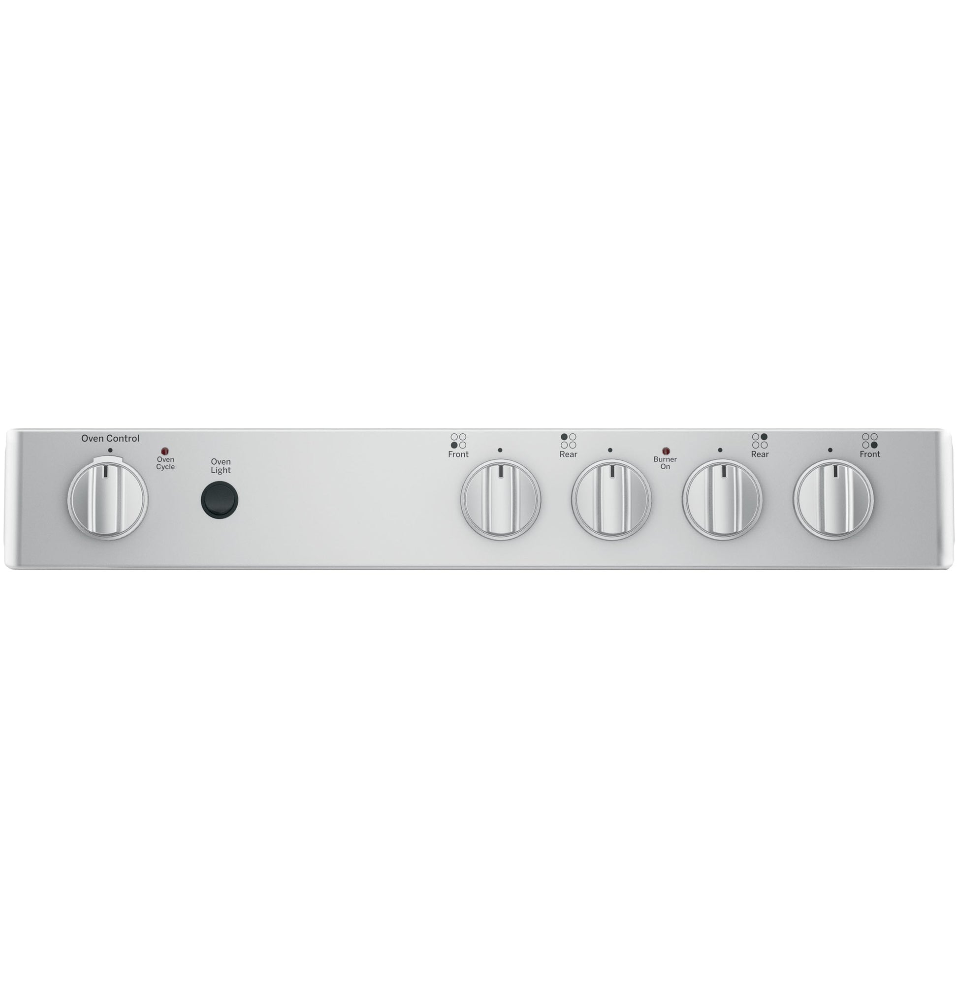 GE 24-in Glass Top 4 burners 2.9-cu ft Freestanding Electric Range ( Stainless Steel