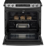 GE 30-in Glass Top 4 burners 4.4-cu ft Drop-In Electric Range ( Black ), JD630ST3SS, FINAL PRICE: $1,299.99