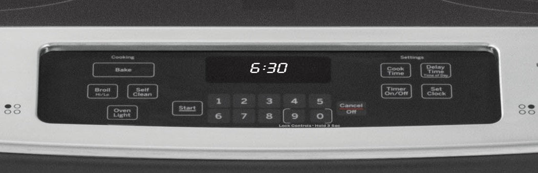 GE 30-in Glass Top 4 burners 4.4-cu ft Drop-In Electric Range ( Black ), JD630ST3SS, FINAL PRICE: $1,299.99