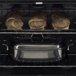 GE 30-in Glass Top 4 burners 4.4-cu ft Drop-In Electric Range ( Black ), JD630ST3SS, FINAL PRICE: $1,299.99