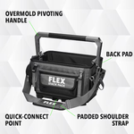 FLEX STACK PACK Gray Ballistic Polyester 10.6-in Tool Tote, FS1201 5266209, MSRP: $99.98, FINAL: