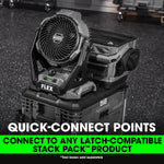 FLEX STACK PACK Gray Ballistic polyester 10.6-in W x 15.7-in D x 15.4-in L Tool tote