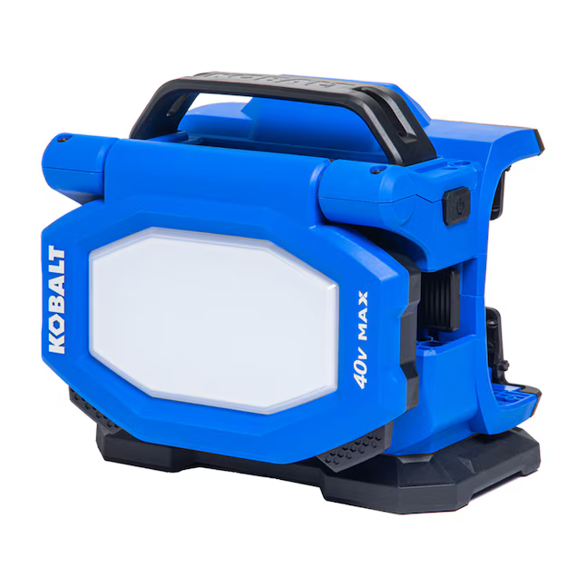 Kobalt 40-volt 2200-Lumens LED Battery-Operated and plug-in Rechargeable Portable Work Light, KBL 1040-03 #5192701  *HD2507, Retail: $99.98, FINAL PRICE: $49.99 + TAX