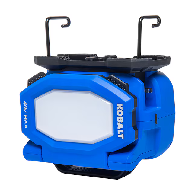 Kobalt 40-volt 2200-Lumens LED Battery-Operated and plug-in Rechargeable Portable Work Light, KBL 1040-03 #5192701  *HD2507, Retail: $99.98, FINAL PRICE: $49.99 + TAX