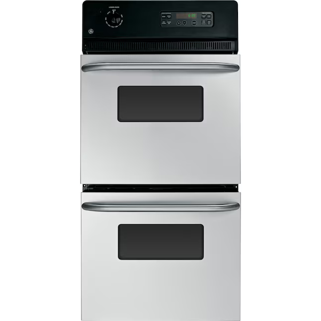 GE 24-in Double Electric Wall Oven with Self-cleaning (Stainless Steel), JRP28SKSS *HD2507, Retail: $2,649.00, FINAL PRICE: $1,399.99 + TAX