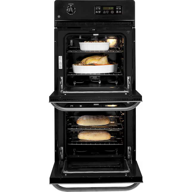 GE 24-in Double Electric Wall Oven with Self-cleaning (Stainless Steel), JRP28SKSS *HD2507, Retail: $2,649.00, FINAL PRICE: $1,399.99 + TAX