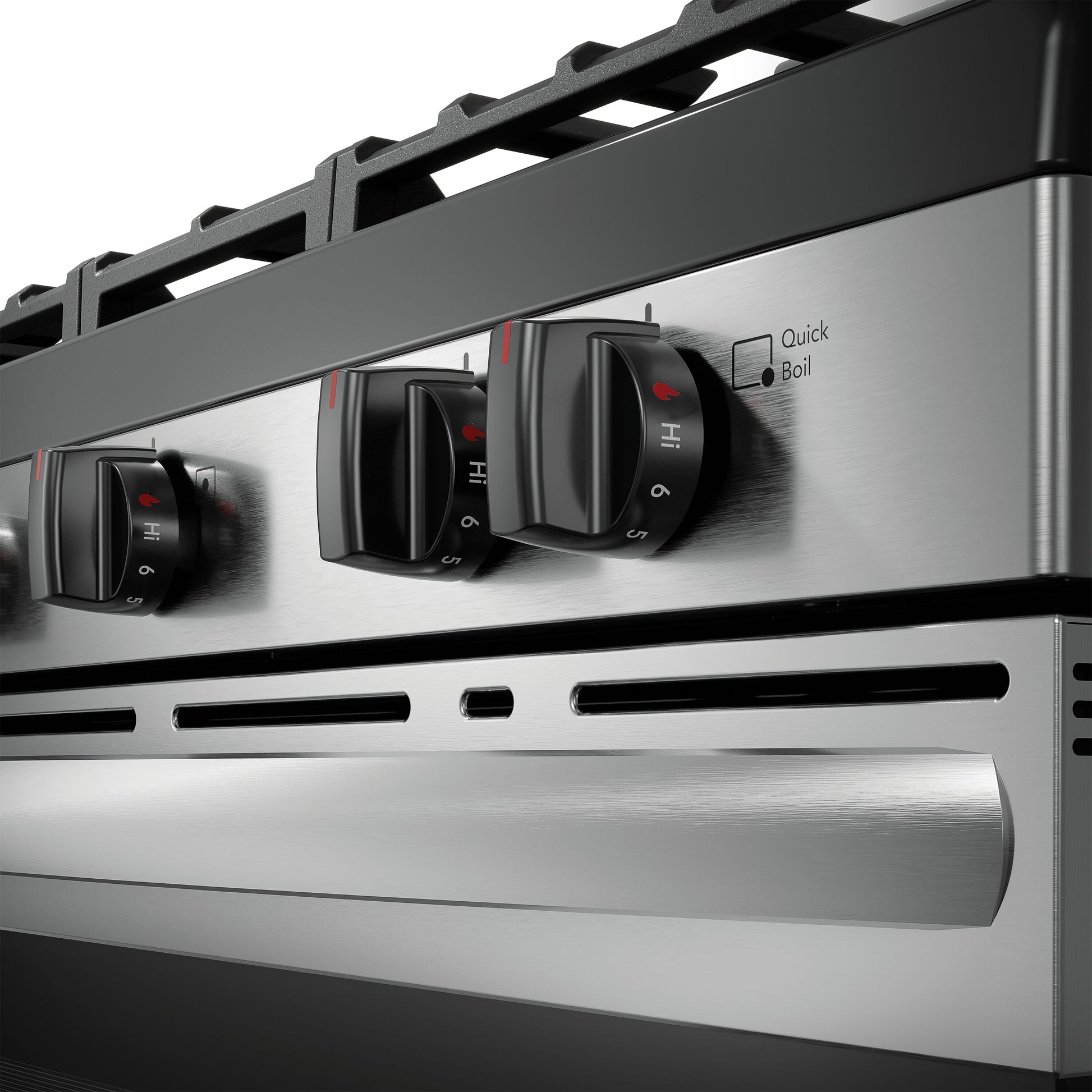Frigidaire 30-in 5 burners 5.1-cu ft Freestanding Natural Gas Range ( Stainless Steel )