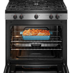Frigidaire 30-in 5 burners 5.1-cu ft Freestanding Natural Gas Range ( Stainless Steel )
