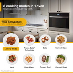 Whirlpool 27-in Double Electric Wall Oven with Air Fry Self-cleaning (Fingerprint Resistant Stainless Steel), WOED7027PZ *HD2510, Retail: $3,599.00, FINAL PRICE: $1899.99 + TAX