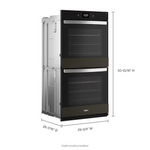Whirlpool 27-in Double Electric Wall Oven with Air Fry Self-cleaning (Fingerprint Resistant Stainless Steel), WOED7027PZ *HD2510, Retail: $3,599.00, FINAL PRICE: $1899.99 + TAX