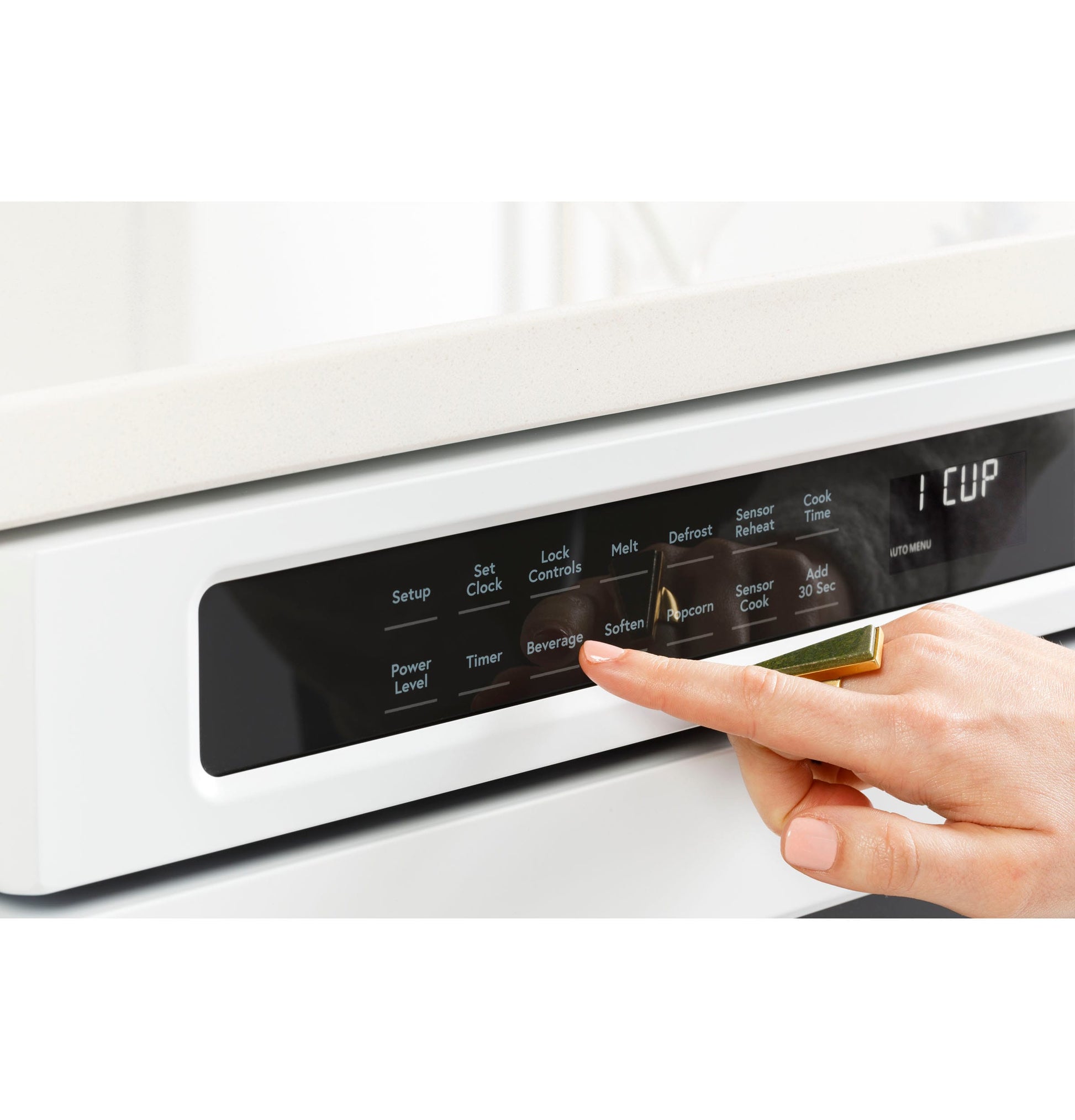 Cafe 23.9-in 1.2-cu ft 1000 -Watt Microwave Drawer ( Matte White )