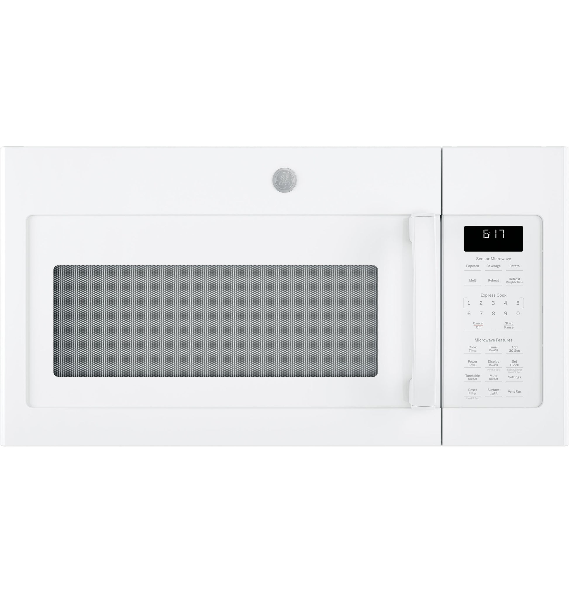 GE 1.7-cu ft Over-the-Range Microwave with Sensor Cooking ( White )