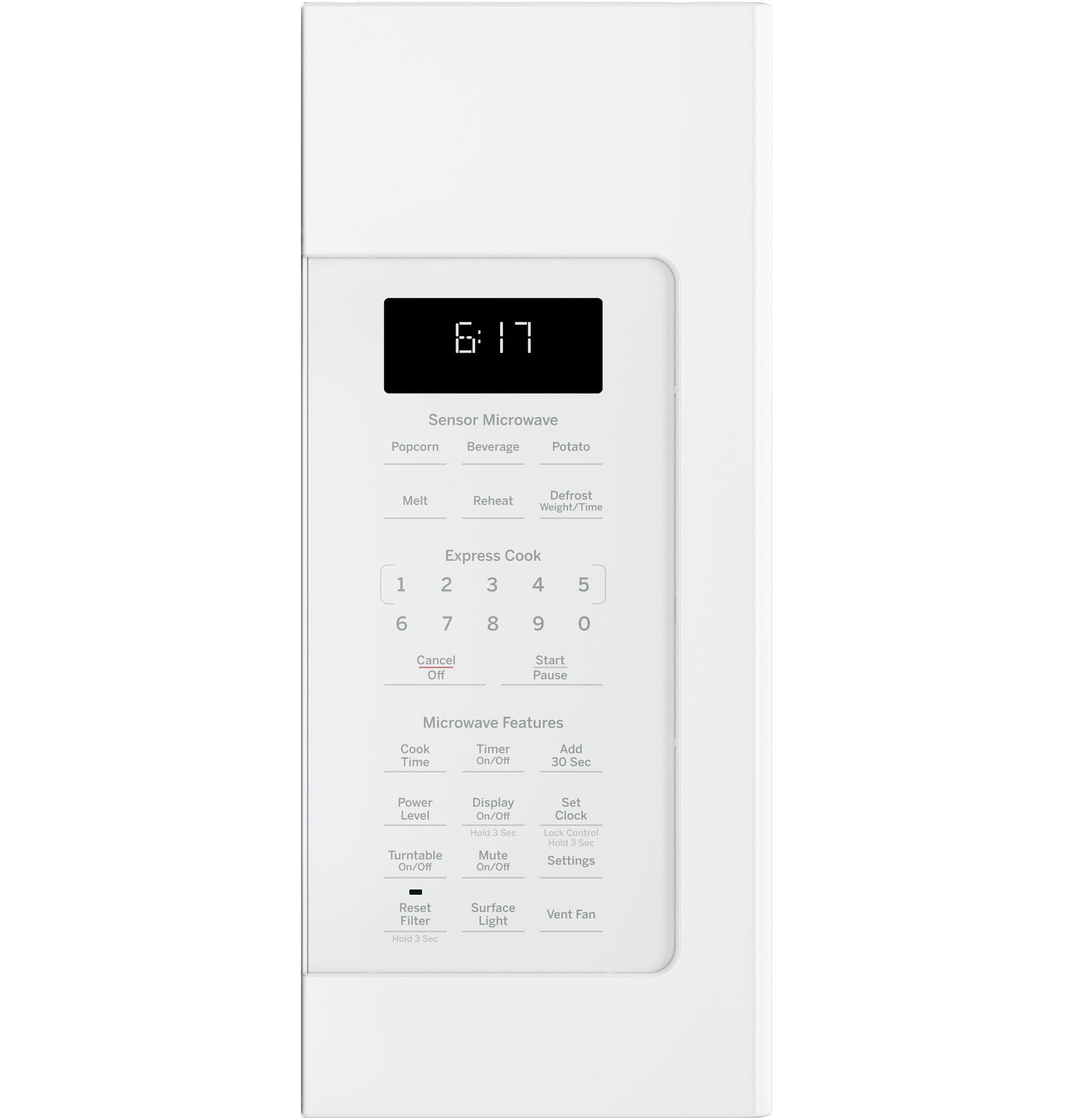 GE 1.7-cu ft Over-the-Range Microwave with Sensor Cooking ( White )