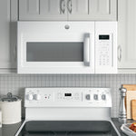 GE 1.7-cu ft Over-the-Range Microwave with Sensor Cooking ( White )