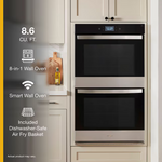 Whirlpool 27-in Double Electric Wall Oven with Air Fry Self-cleaning (Fingerprint Resistant Stainless Steel), WOED7027PZ *HD2510, Retail: $3,599.00, FINAL PRICE: $1899.99 + TAX