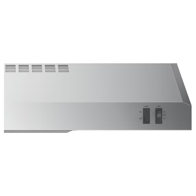 GE 24-in Ducted 200-CFM Stainless Steel Under Cabinet Range Hood, JVX3240SJSS *JR2501