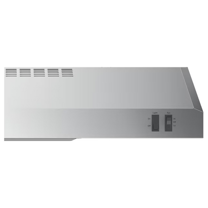 GE 24-in Ducted 200-CFM Stainless Steel Under Cabinet Range Hood, JVX3240SJSS *JR2501