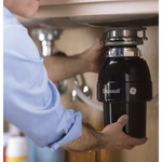 GE Continuous feed 1/3-HP Septic Safe Corded Garbage Disposal, [FB214], XVR