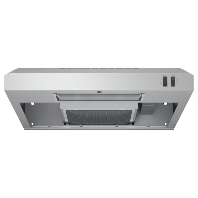 GE 24-in Ducted 200-CFM Stainless Steel Under Cabinet Range Hood, JVX3240SJSS *JR2501