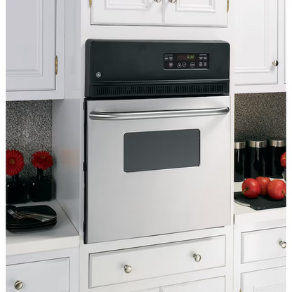 GE 24-in Single Electric Wall Oven (Stainless Steel)