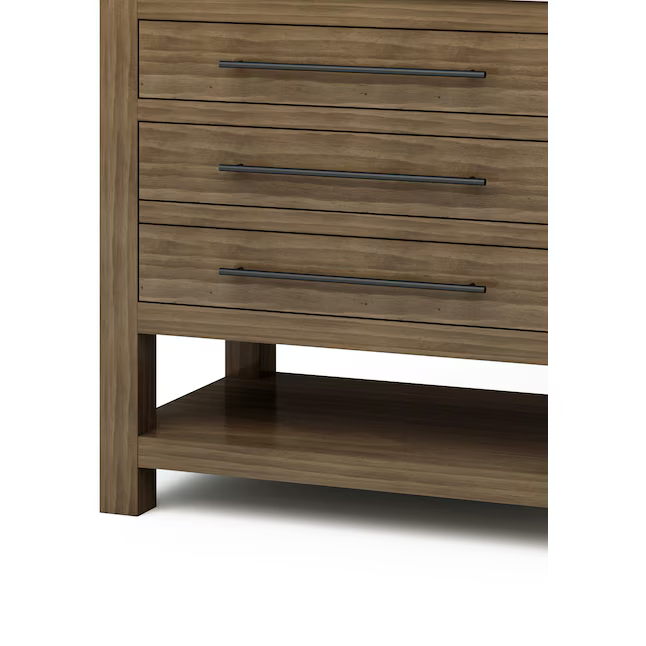 Alpine Reserve Kennilton 30-in Gray Oak Undermount Single Sink Bathroom Vanity with White Carrera Engineered Stone Top, WSLW30IFV #1571223  *JR2509, Retail: $999.00, FINAL PRICE: $399.99 + TAX
