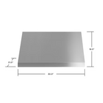 GE Profile 30-in 590-CFM Recirculating Stainless Steel Wall-Mounted Range Hood