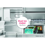 Frigidaire Gallery Counter-Depth 22.6cu French Door Refrigerator w/Dual Ice Maker - Water and Ice Dispenser (Fingerprint Resistant Stainless Steel) ENERGY STAR - CLEARANCED