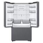 Samsung Counter-Depth Mega Capacity 27-cu ft 3 -Door 36-in Wide Smart Compatible French Door Refrigerator with Dual Ice Maker ( Fingerprint Resistant Stainless Look ) ENERGY STAR Certified